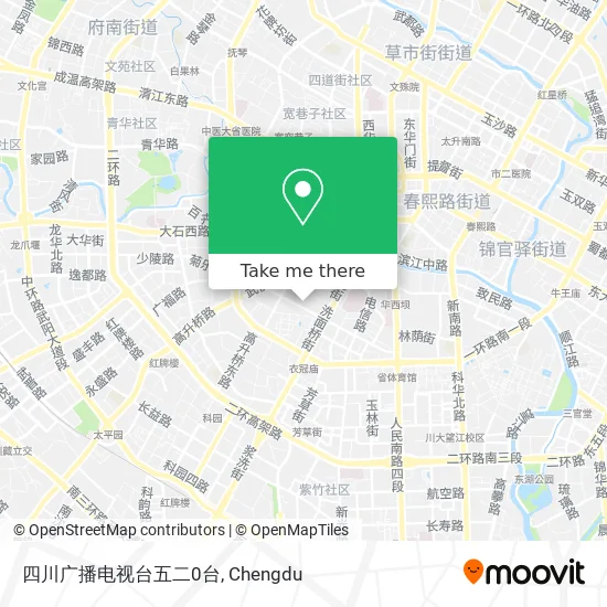 四川广播电视台五二0台 map