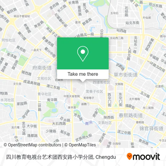 四川教育电视台艺术团西安路小学分团 map