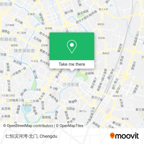 仁恒滨河湾-北门 map