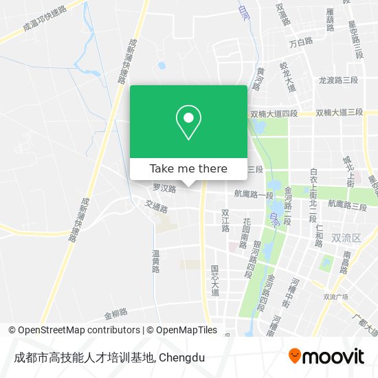 成都市高技能人才培训基地 map