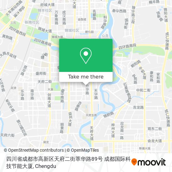 四川省成都市高新区天府二街萃华路89号 成都国际科技节能大厦 map