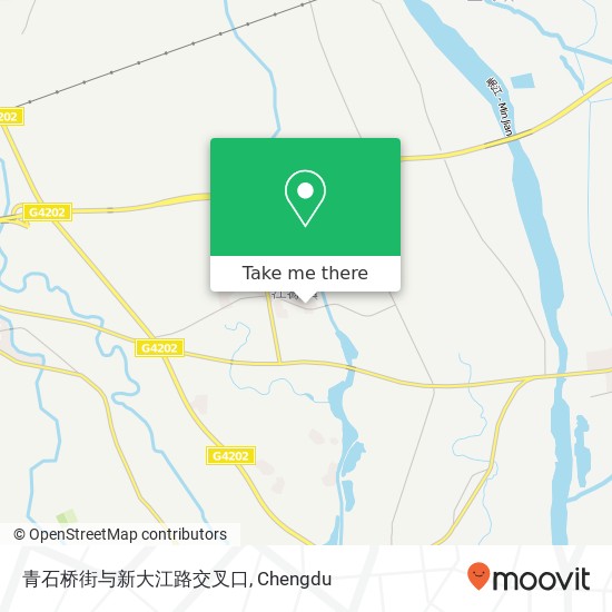 青石桥街与新大江路交叉口 map