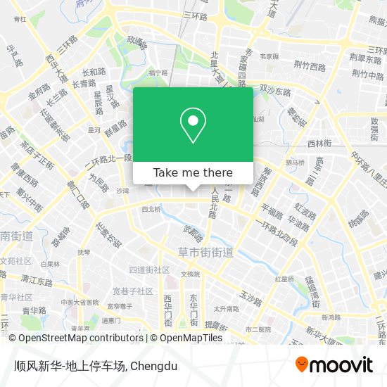 顺风新华-地上停车场 map