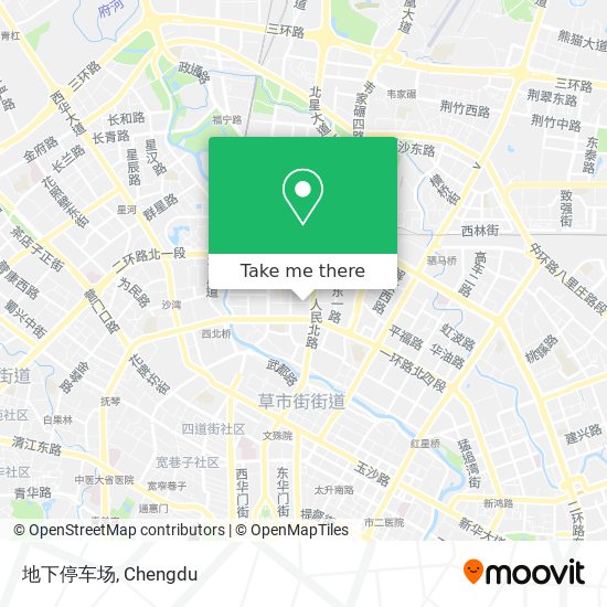 地下停车场 map
