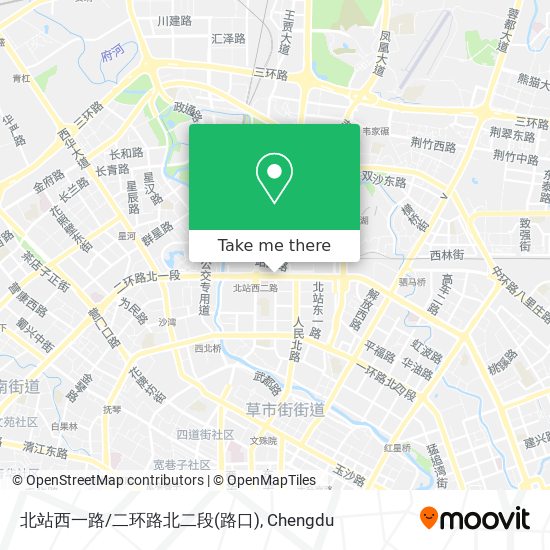 北站西一路/二环路北二段(路口) map