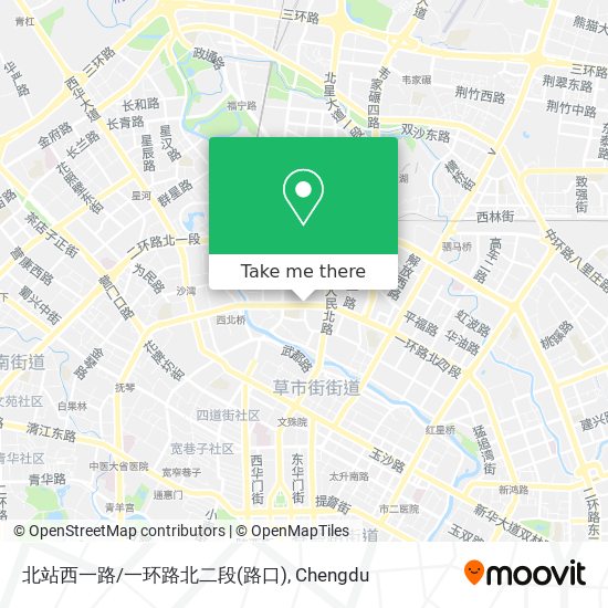 北站西一路/一环路北二段(路口) map