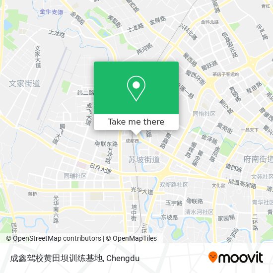 成鑫驾校黄田坝训练基地 map