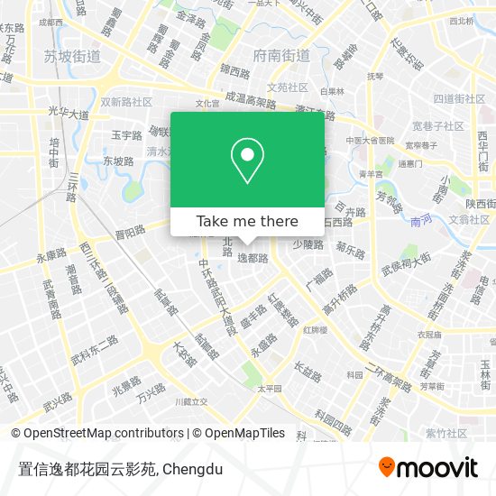 置信逸都花园云影苑 map