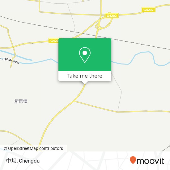 中坝 map