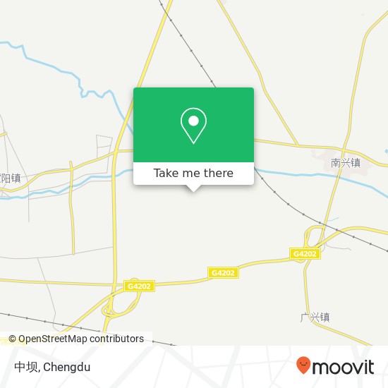 中坝 map