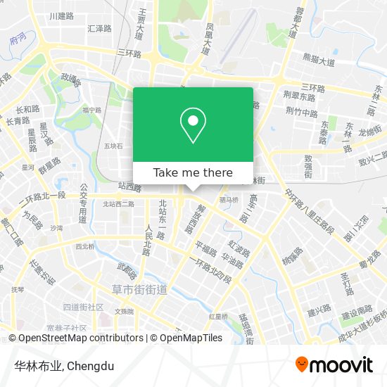 华林布业 map