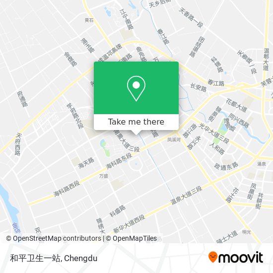 和平卫生一站 map