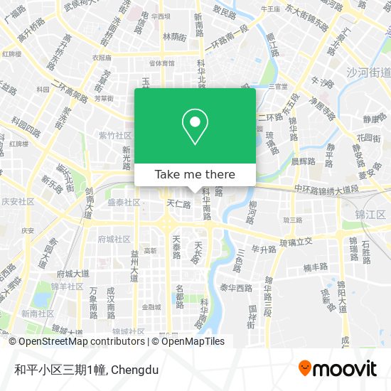 和平小区三期1幢 map