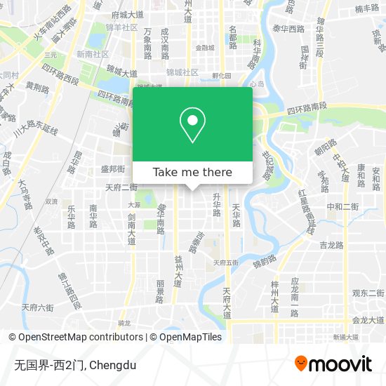 无国界-西2门 map