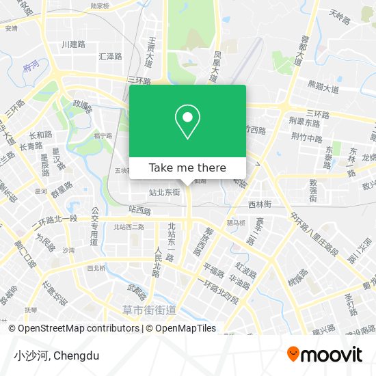 小沙河 map