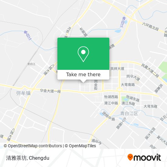 清雅茶坊 map