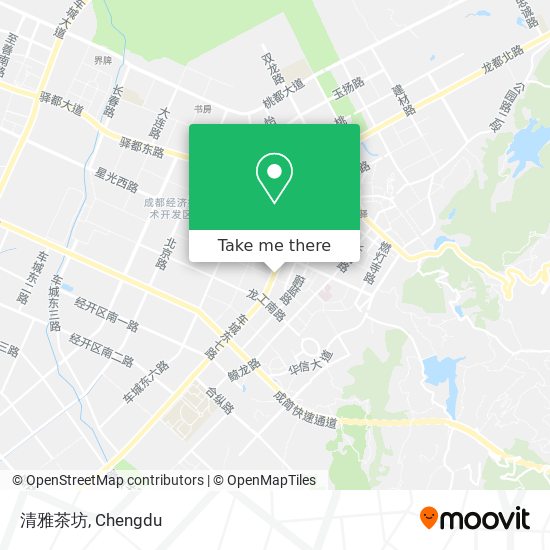 清雅茶坊 map