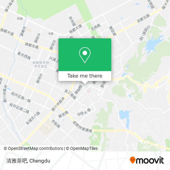 清雅茶吧 map