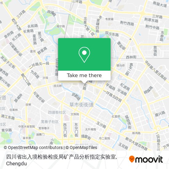 四川省出入境检验检疫局矿产品分析指定实验室 map
