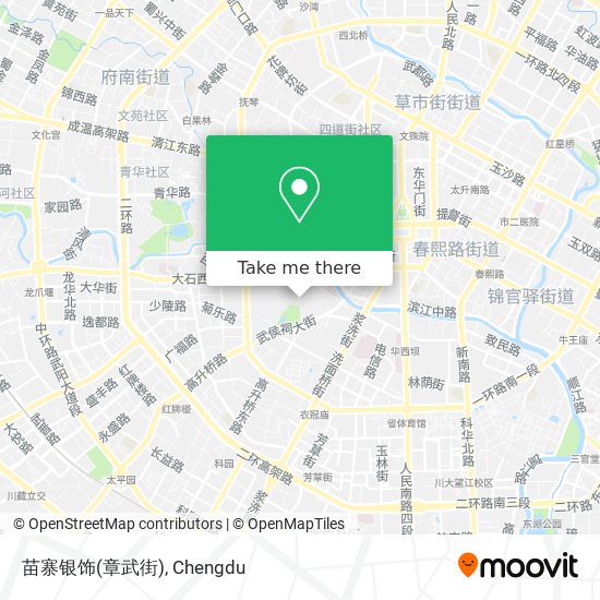 苗寨银饰(章武街) map