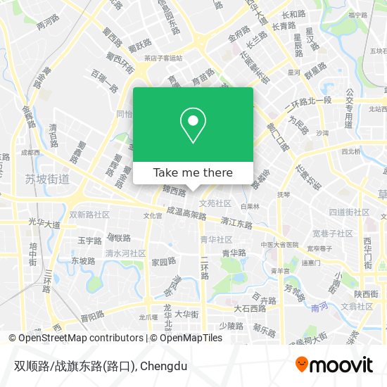 双顺路/战旗东路(路口) map