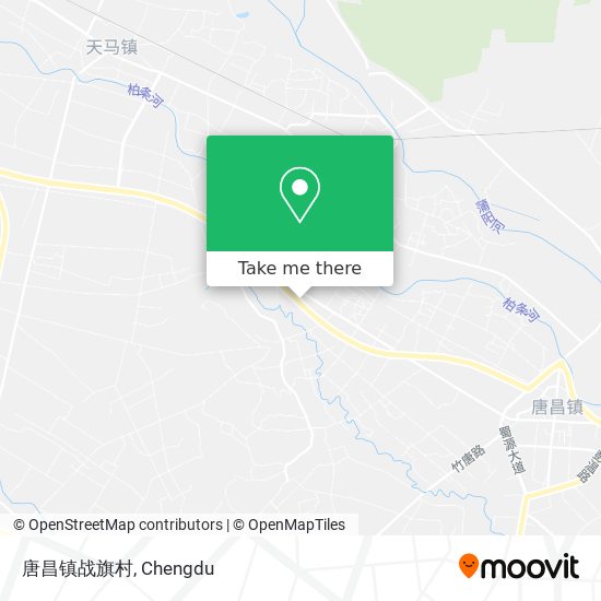 唐昌镇战旗村 map
