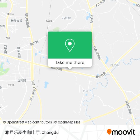 雅居乐豪生咖啡厅 map