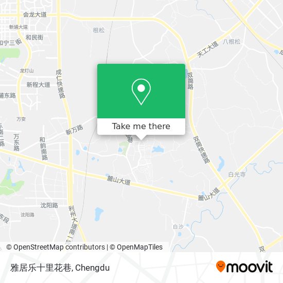 雅居乐十里花巷 map
