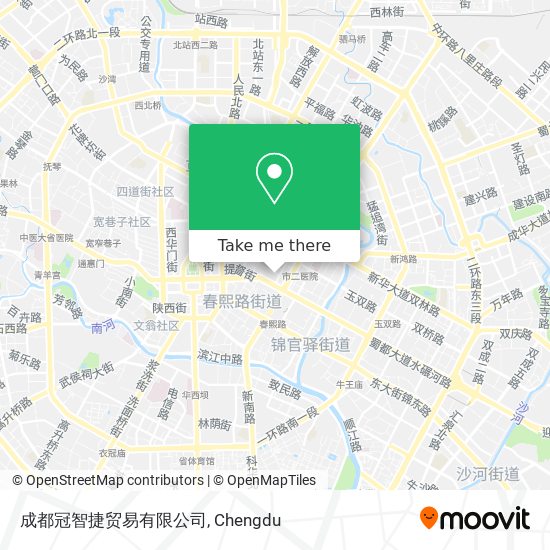 成都冠智捷贸易有限公司 map