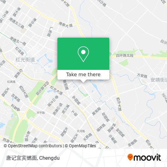 唐记宜宾燃面 map
