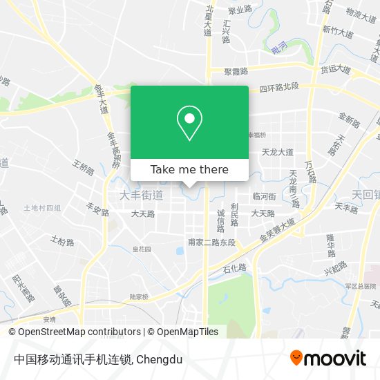 中国移动通讯手机连锁 map