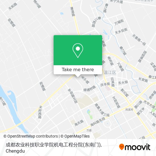 成都农业科技职业学院机电工程分院(东南门) map