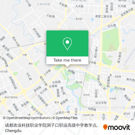 成都农业科技职业学院洞子口职业高级中学教学点 map