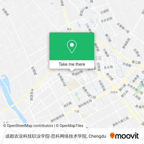 成都农业科技职业学院-思科网络技术学院 map