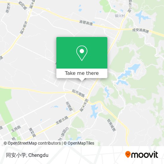 同安小学 map