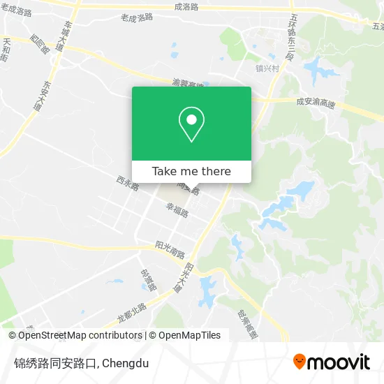 锦绣路同安路口 map