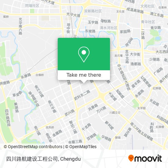 四川路航建设工程公司 map