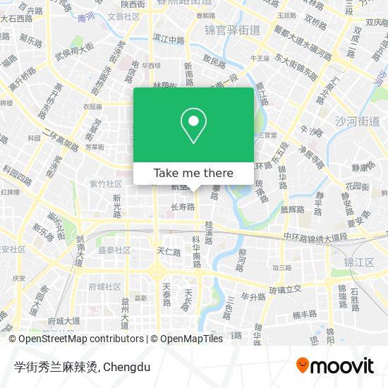 学街秀兰麻辣烫 map