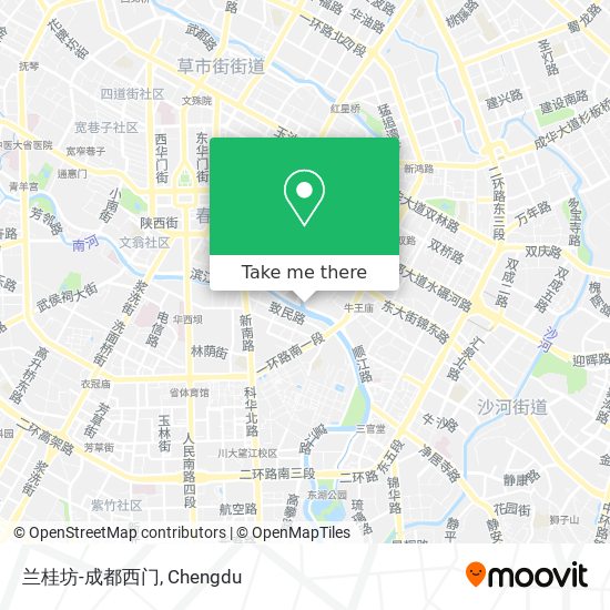 兰桂坊-成都西门 map