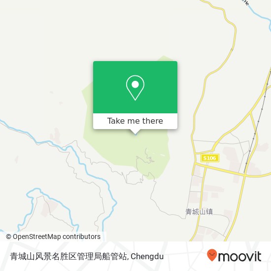 青城山风景名胜区管理局船管站 map