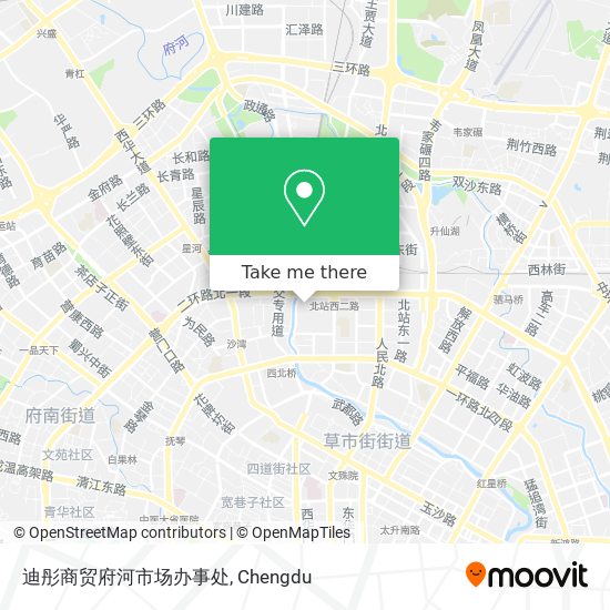 迪彤商贸府河市场办事处 map