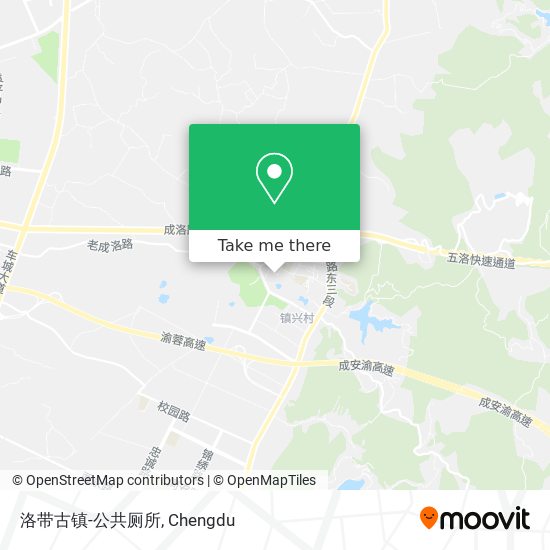洛带古镇-公共厕所 map