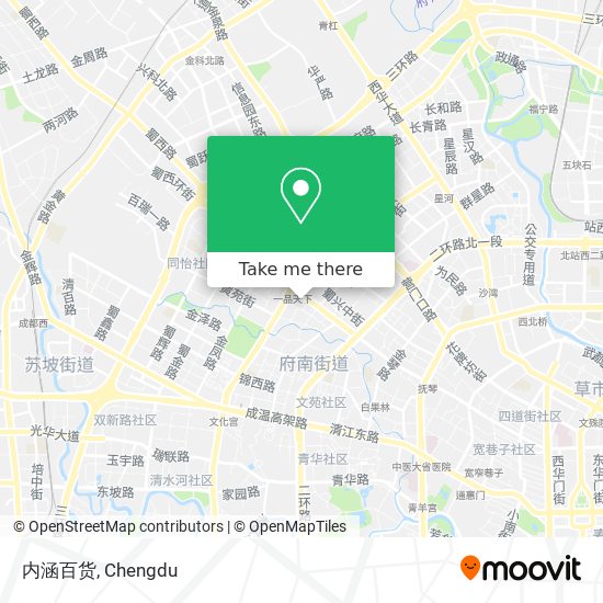 内涵百货 map
