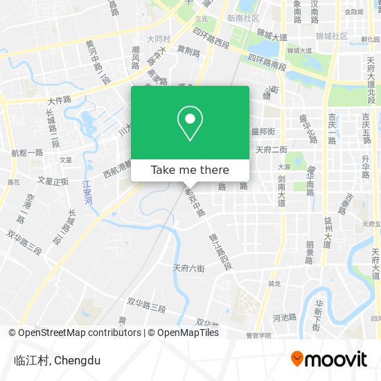 临江村 map