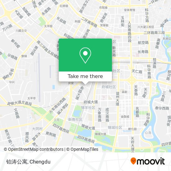铂涛公寓 map