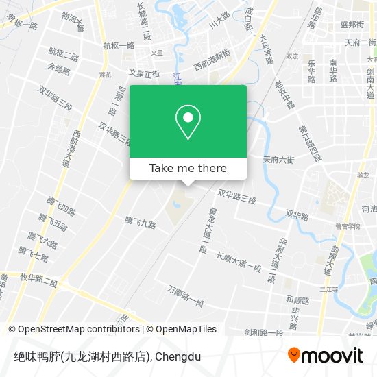 绝味鸭脖(九龙湖村西路店) map
