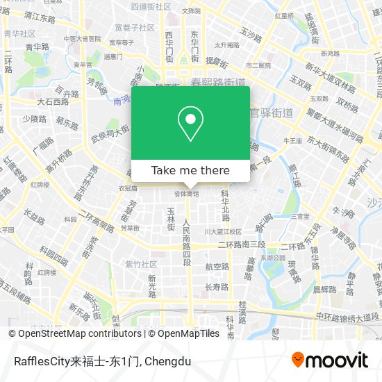 RafflesCity来福士-东1门 map