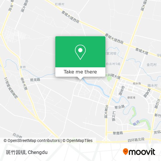 斑竹园镇 map