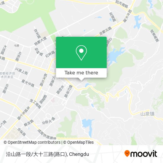 沿山路一段/大十三路(路口) map