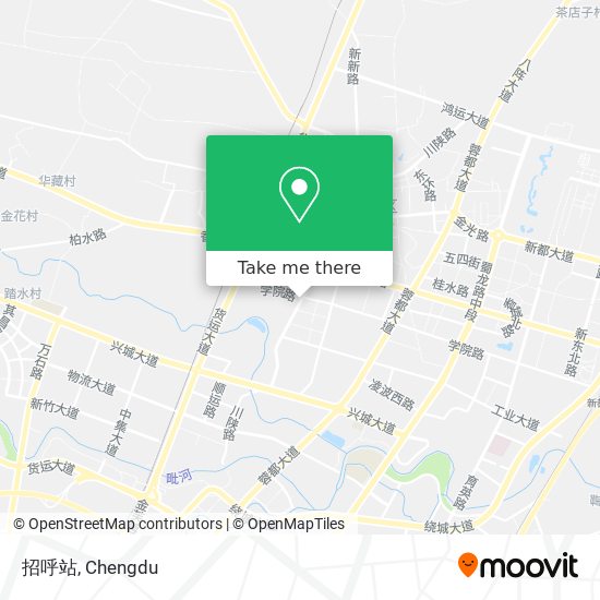 招呼站 map